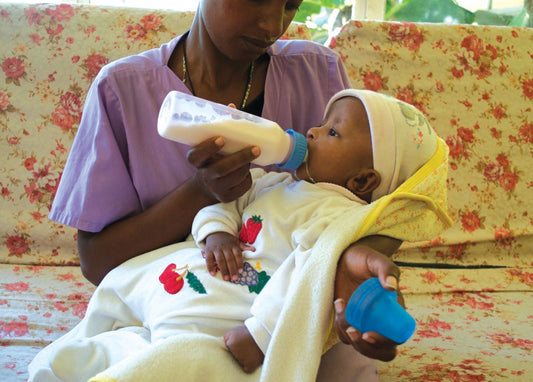 Feed a Baby in an Orphanage