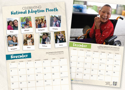 Holt International Wall Calendar